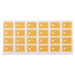 Bergquist Self-Adhesive Thermal Interface Pad, 0.001in Thick, 1.5W/m·K, Hi-Flow 650P