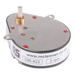 McLennan Servo Supplies Ovoid Gearbox, 125:1 Gear Ratio, 0.8 Nm Maximum Torque, 40rpm Maximum Speed