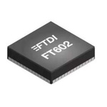 FTDI Chip FT602Q-T, USB Bridge IC, 2-Channel, 480 Mbps, 5Gbit/s, USB 2.0, USB 3.0, 3.3 V, 76-Pin QFN
