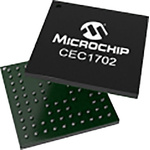 Microchip CEC1702Q-B2-I/SX 480kB 84-Pin Crypto Authentication IC WFBGA