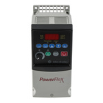 Allen Bradley Inverter Drive, 0.4 kW, 1 Phase, 230 V ac, 2.3 A, PowerFlex 4 Series