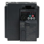 Mitsubishi Inverter Drive, 1.5 kW, 3 Phase, 400 V ac, 4 A, FR-E740 Series