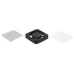 Essentra Fan Filter for 40mm Fans, PET, Stainless Steel Filter, Glass Fibre Reinforced Nylon Frame, 46.5 x 46.5mm