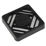 Essentra Fan Filter for 60mm Fans, PET, Stainless Steel Filter, Glass Fibre Reinforced Nylon Frame, 64.9 x 64.9mm