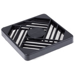 Essentra Fan Filter for 92mm Fans, PET, Stainless Steel Filter, Glass Fibre Reinforced Nylon Frame, 96.9 x 96.9mm