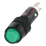 Idec Green Indicator, Solder Termination, 24 V ac/dc, 8.1mm Mounting Hole Size