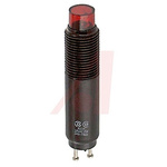 Dialight Red Indicator, Solder Turret Termination, 110 → 125 V, 9.53mm Mounting Hole Size