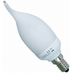 E14 Candle Shape CFL Bulb, 9 W, 4000K, Neutral White Colour Tone