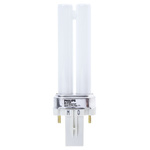 G23 Twin Tube Shape CFL Bulb, 5 W, 2700K, Warm White Colour Tone