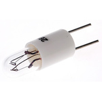 RS PRO Bi-Pin Indicator Light, Clear, 28 V, 40 mA, 20000h