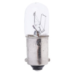 RS PRO BA9s Indicator Light, Clear, 130 V, 20 mA, 1000h