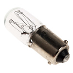 RS PRO BA9s Indicator Light, Clear, 230 V, 13 mA, 1000h