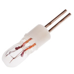 RS PRO Bi-Pin Indicator Light, Clear, 28 V, 24 mA, 4000h