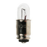 RS PRO Midget Groove Indicator Light, Clear, 36 V, 30 mA, 5000h