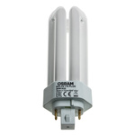 GX24q DULUX Triple Tube Shape CFL Bulb, 26 W, 3000K, Warm White Colour Tone