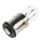 RS PRO Midget Flange Indicator Light, Clear, 48 V, 25 mA, 2500h