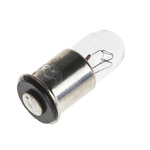 RS PRO Midget Flange Indicator Light, Clear, 14 V, 80 mA, 1500h
