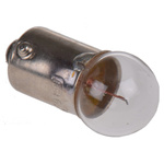 RS PRO BA9s Indicator Light, Clear, 6.5 V, 300 mA, 4000h