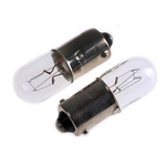 RS PRO BA9s Indicator Light, Clear, 28 V, 80 mA, 7500h