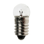 RS PRO E10 Indicator Light, Clear, 2.5 V, 250 mA, 30h