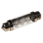 JKL Components LED Car Bulb, Blue, Festoon shape