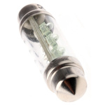 JKL Components LED Car Bulb, Green, Festoon shape