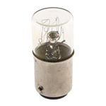 Orbitec BA15d Indicator Light, Clear, 255 V, 20 mA, 2000h