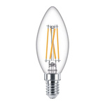 Philips E14 GLS LED Bulb 3.2 W(25W), 2200 K, 2700 K, Warm Glow, Candle shape