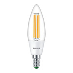 Philips MAS E14 GLS LED Candle Bulb 2.3 W(40W), 3000K, White, B35 shape
