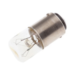 RS PRO BA15d Indicator Light, Clear, 48 V, 100 mA, 3000h