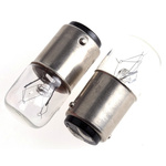 RS PRO BA15d Indicator Light, Clear, 60 V, 83 mA, 3000h