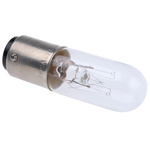 RS PRO BA15d Indicator Light, Clear, 140 V, 50 mA, 3000h