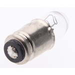 RS PRO Midget Groove Indicator Light, Clear, 6.3 V, 200 mA, 20000h
