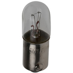 RS PRO BA9s Indicator Light, Clear, 24 V, 70 mA, 10000h