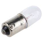 RS PRO BA9s Indicator Light, Clear, 6 V, 300 mA, 10000h