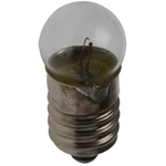 RS PRO E10 Indicator Light, Clear, 6.5 V, 150 mA, 3000h