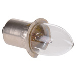 RS PRO P13.5s Indicator Light, Clear, 6 V, 750 mA, 20h
