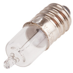 RS PRO E10 Indicator Light, Clear, 5.2 V, 850 mA, 25h