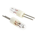RS PRO Lead Pins Indicator Light, Clear, 12 V, 60 mA, 10000h