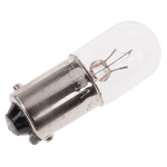 RS PRO BA9s Indicator Light, Clear, 6 V, 75 mA, 100h