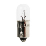 RS PRO BA9s Indicator Light, Clear, 14.4 V, 100 mA, 3000h