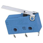 SPDT Hinge Lever Microswitch, 5 A @ 250 V ac