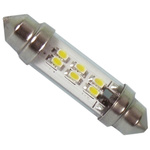 JKL Components LED Car Bulb, White, Festoon shape