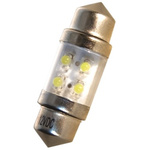 JKL Components LED Car Bulb, White, Festoon shape