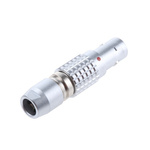 Lemo Solder Connector, 4 Contacts, Cable Mount
