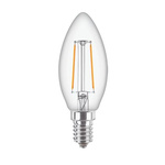 Philips CorePro E14 GLS LED Candle Bulb 2 W(25W), 2700K, Warm White, B35 shape
