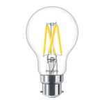 Philips Classic E27 LED GLS Bulb 3.4 W(40W), 2200 K, 2700 K, Warm Glow, A60 shape