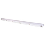 RS PRO 30 W, 38 W, 45 W, 55 W LED CCT3 Selectable Batten Light, 100 → 240 V Emergency, Anti-corrosive, 1500 mm