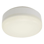 4lite UK Round LED Lighting Bulkhead, 5 W, 240 V, , Lamp Supplied, IP44, ABELED