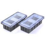 Solar Centre Rectangular LED Bulkhead Light, Lamp Supplied, IP67